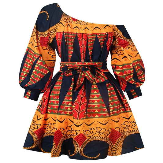 Women's Vintage African Evening Dress