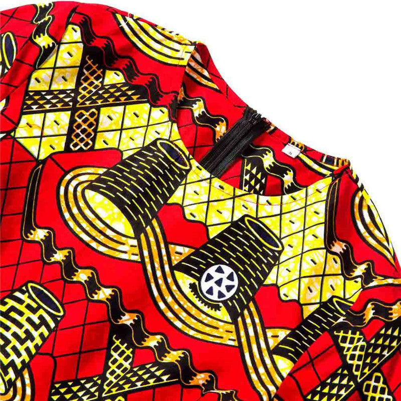 African Clothing Fashion Print Dress