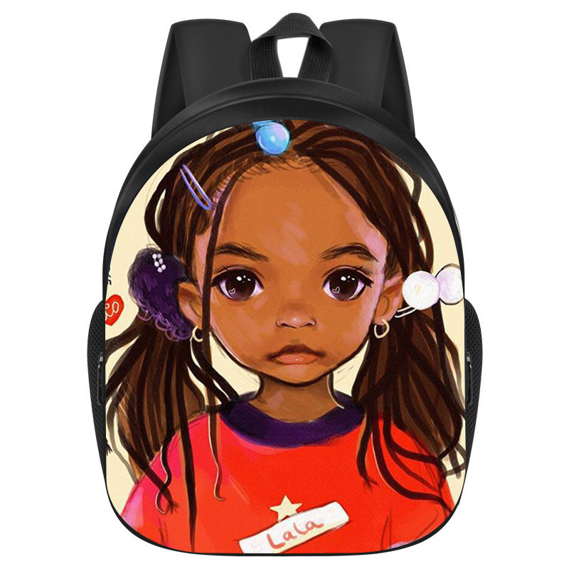 African Girl School Bag Primary And Secondary School Students Backpack African Girl