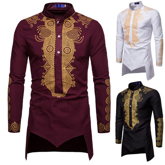 Men Fashion Africa Clothing Long Pullovers African Dress Clothes Hip Hop Robe Africaine Casual World Appar