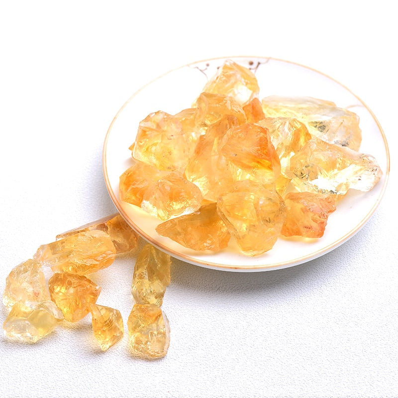 20/50G Natural Raw Yellow Citrine Quartz Crystal Rough Stone Specimen Healing crystal love natural stones and minerals fish tank