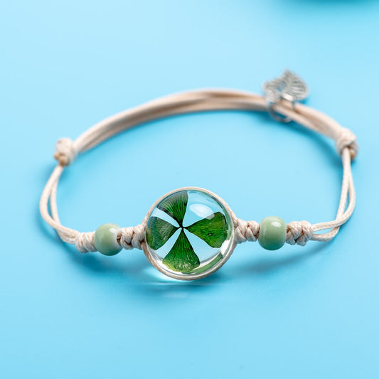 Glass ball Flower Bracelets Jewelry & Accessories Crystal Ceramic Bracelets Party gift wrap bracelets&Bangles #DY414